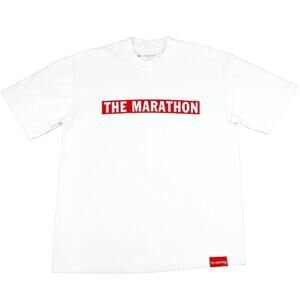 NWT MARATHON LIMITED EDITION BAR T-SHIRT - WHITE